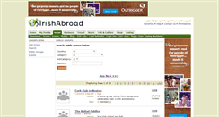 Desktop Screenshot of groups.irishabroad.com