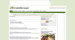 Desktop Screenshot of irishabroad.com