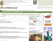 Tablet Screenshot of irishabroad.com